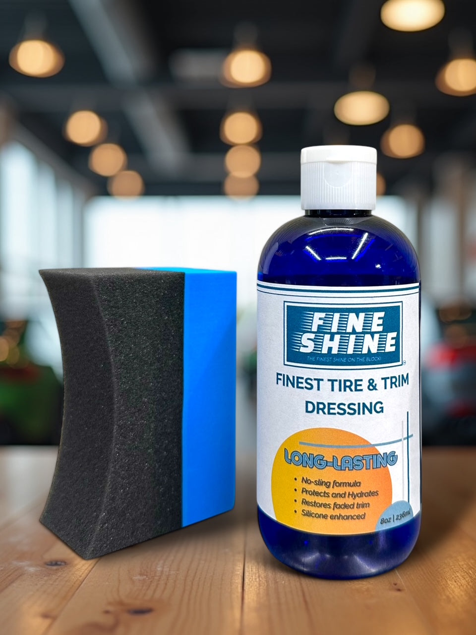 Finest Tire & Trim Dressing (Long-Lasting) 8oz
