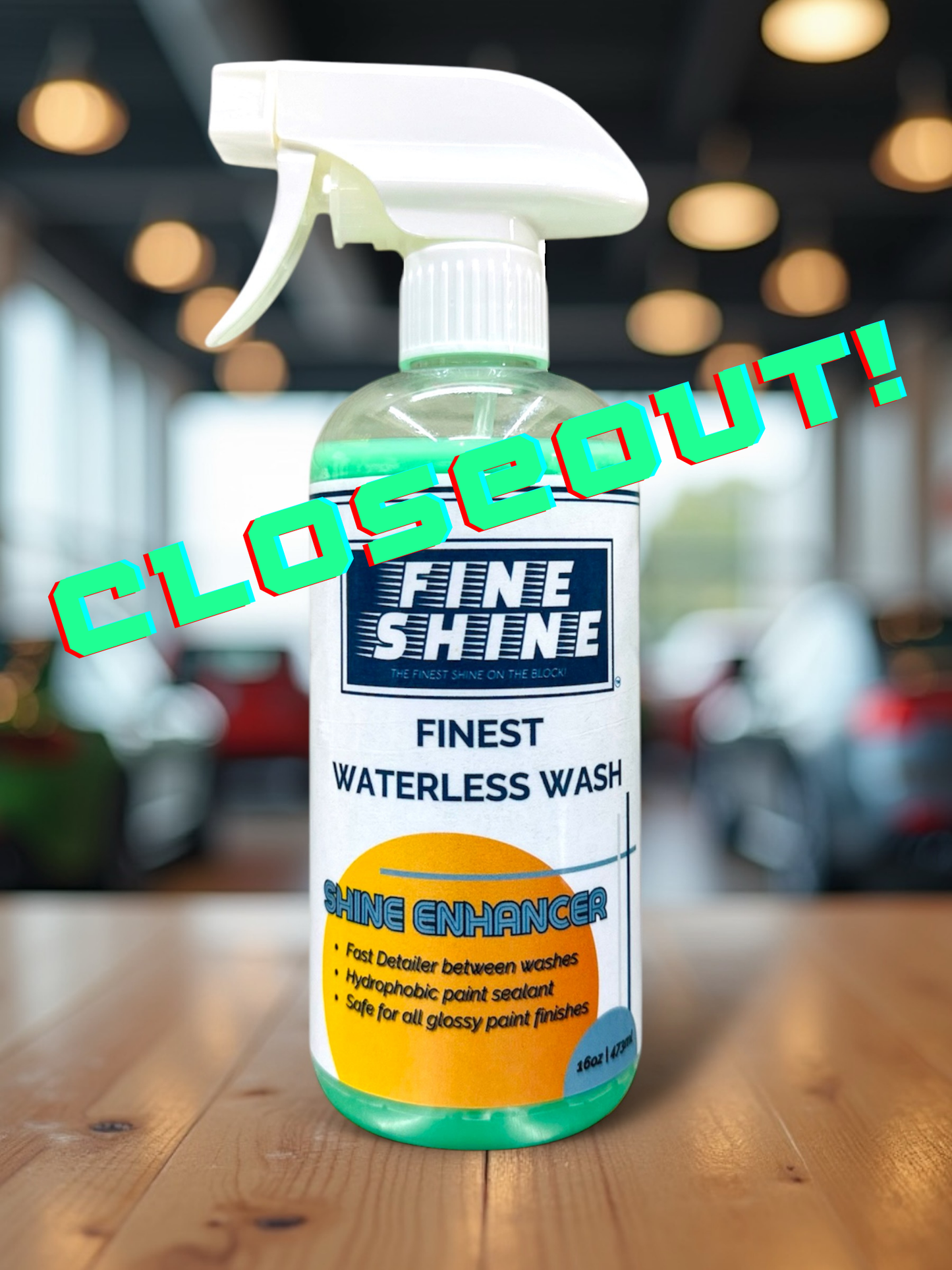 Finest Waterless Wash (Fast Detailer Spray) 16oz