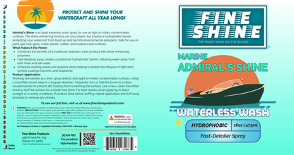 Marine Admiral's Shine (Waterless Wash 16oz)