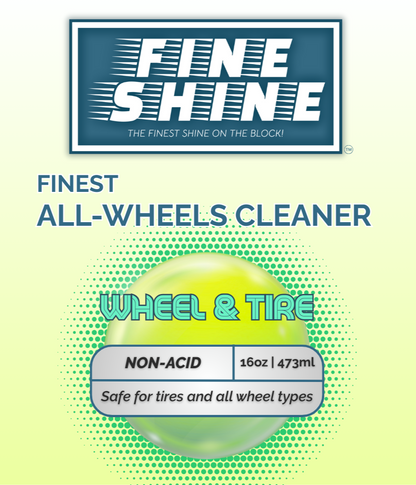 Finest All-Wheels Cleaner (Non-Acid Formula) 16oz